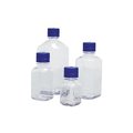 Frey Scientific Frey Scientific 1295687 500 ml Square Polycarbonate Media Bottles - Pack of 6 1295687